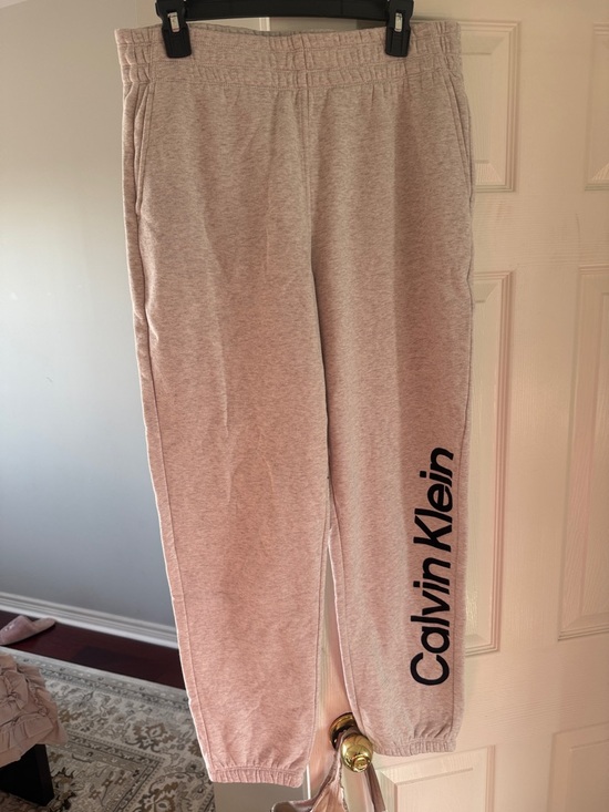 Calvin Klein Pants - New Calvin Klein Light Pink Logo Sweatpants